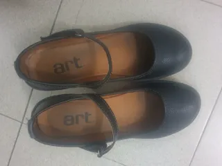 Zapatos de cuña negros