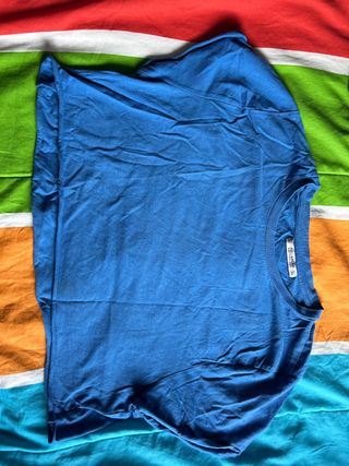 Camiseta Pull&Bear Azul Talla M