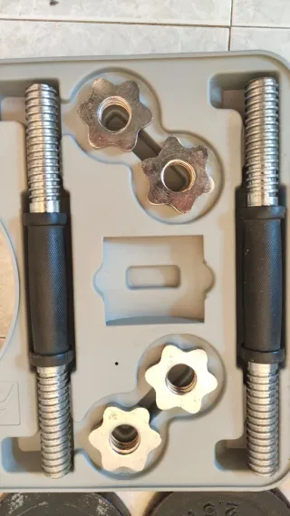 Kit Mancuernas Pesas Ajustables Decathlon