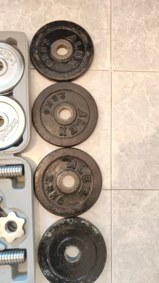 Kit Mancuernas Pesas Ajustables Decathlon