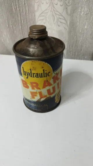 Lattina Olio Brake Fluid Vintage Latta idraulico