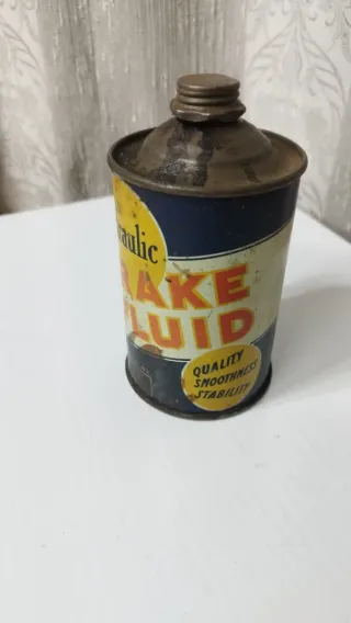 Lattina Olio Brake Fluid Vintage Latta idraulico