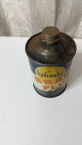 Lattina Olio Brake Fluid Vintage Latta idraulico