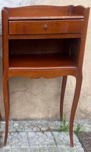 Mesita de noche de madera Gonçalo I