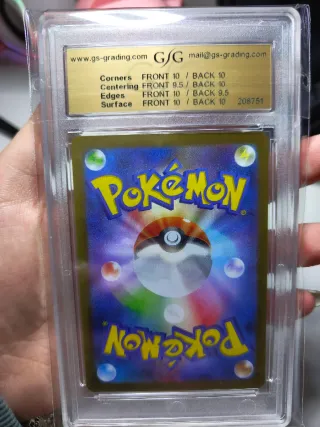 Carta Pokémon Reshiram Ex #174/086 2025 9'5 GSG