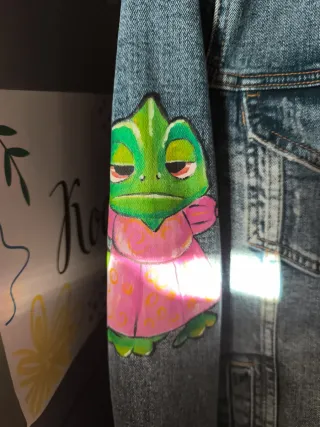 Chaqueta Vaquera Personalizada Rapunzel