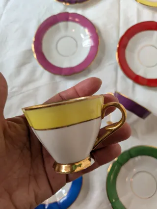 Platos colores antiguos bidasoa