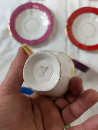 Platos colores antiguos bidasoa