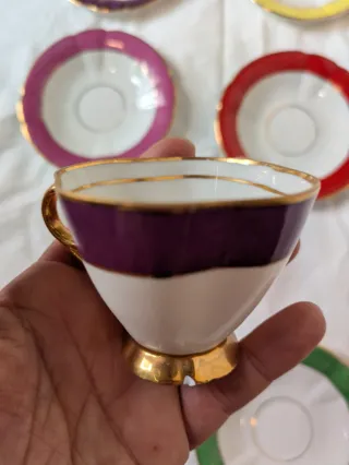 Platos colores antiguos bidasoa