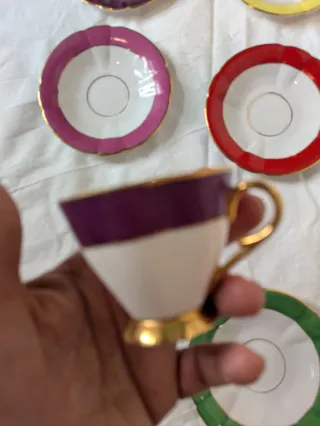 Platos colores antiguos bidasoa