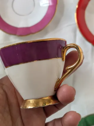 Platos colores antiguos bidasoa