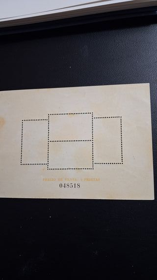 Sello España Hoja Bloque Edifil 847 1938