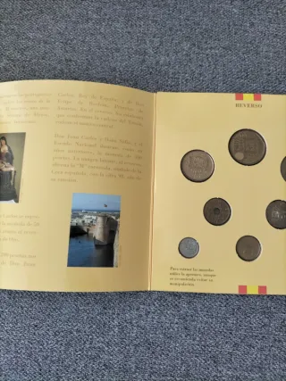 Cartera Monedas Españolas 1998 set pesetas España