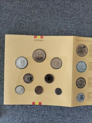 Cartera Monedas Españolas 1998 set pesetas España