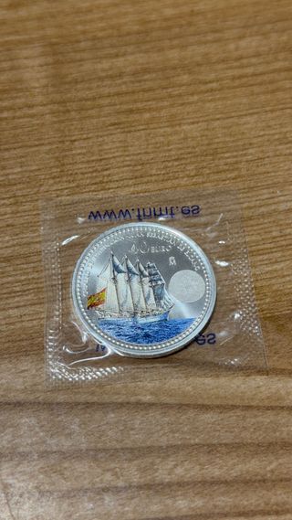 Moneda de plata 40€ Elcano 2025