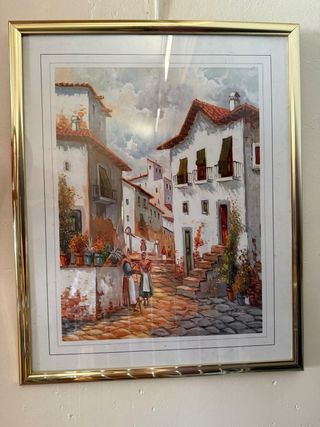 Cuadro Miriam Paisaje Pueblo