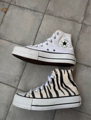 Converse Cebra Plataforma