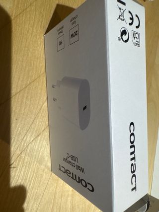 Cargador Contact USB-C 20W PD Sin cable