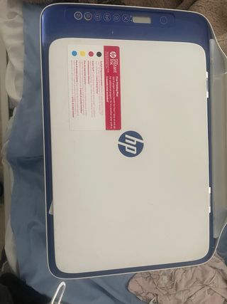 Impresora HP Instant Ink Azul/Blanca