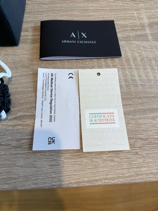 Monturas Gafas Armani Exchange Negras