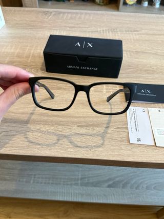 Monturas Gafas Armani Exchange Negras