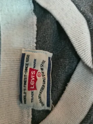 GAP Polo Rugby Manga Larga Rayas Granate Vintage