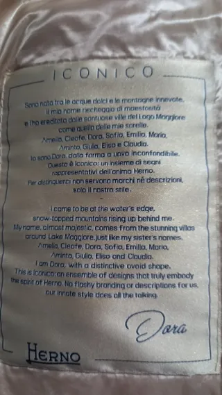 Piumino donna Herno beige