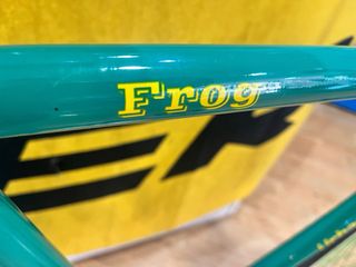 Bici Fixie Talla M-L Verde y Amarilla