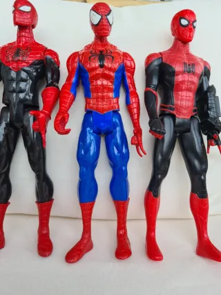 3 Figuras Spiderman 30 cm