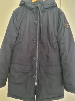 Parka Napapijri Azul Marino Talla M