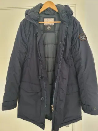 Parka Napapijri Azul Marino Talla M