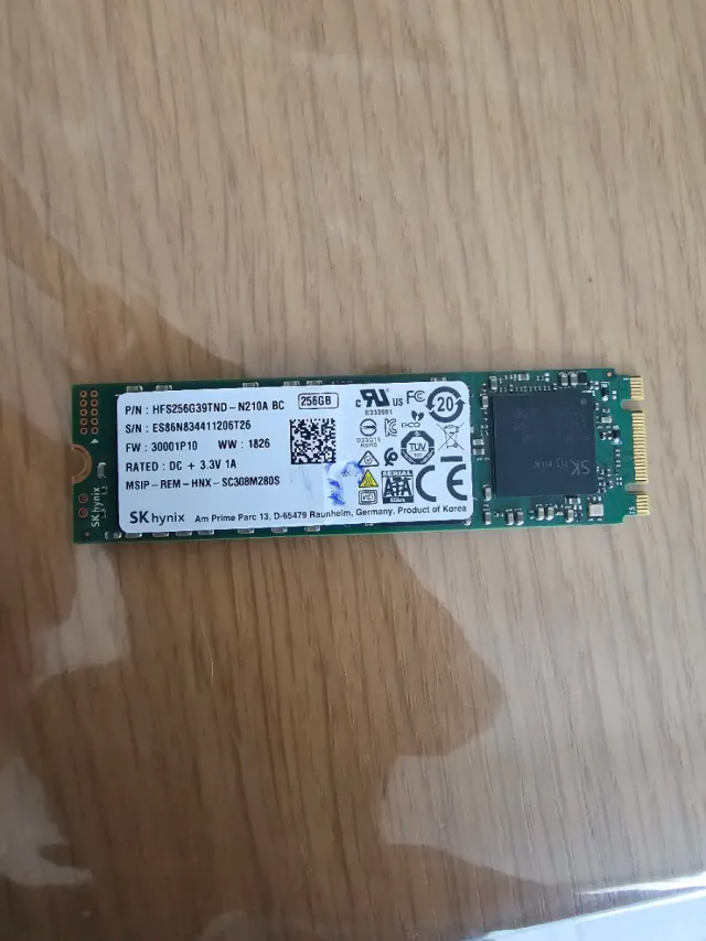 SK hynix 256GB SSD M.2 NVMe