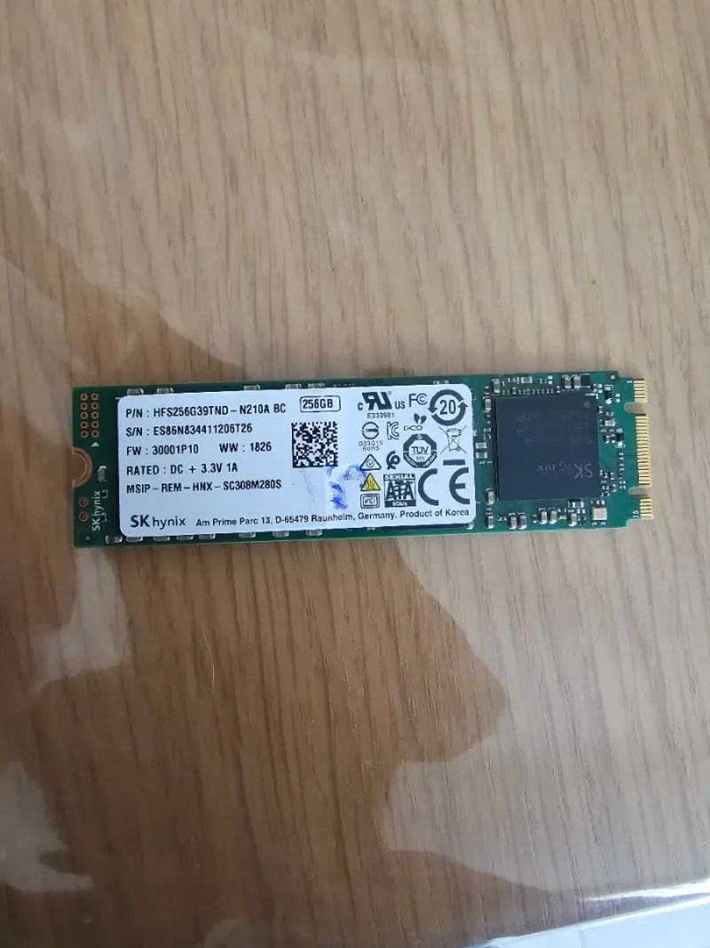SK hynix 256GB SSD M.2 NVMe
