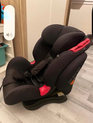 Silla coche Be Cool Grupo 1/2/3 (9-36kg) Negra