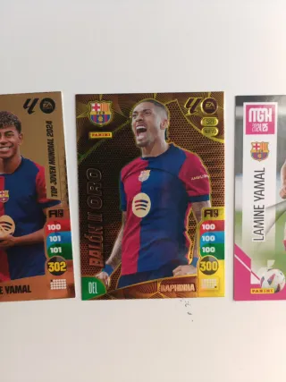 Lamine yamal y raphina balón de oro