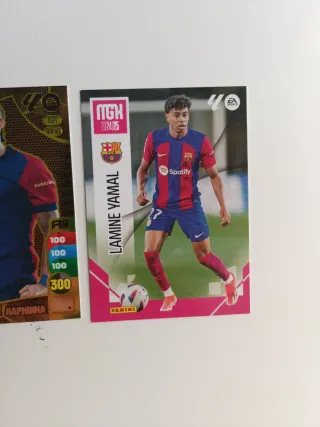 Lamine yamal y raphina balón de oro