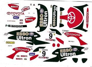 Decal 1:43 Toyota Celica Ypres Rally 1996