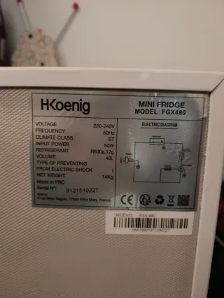 Nevera pequeña HKoenig