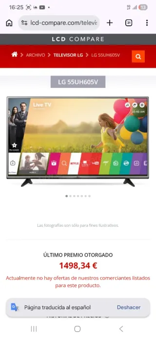 Smart TV WiFi 55 4K UHD LG