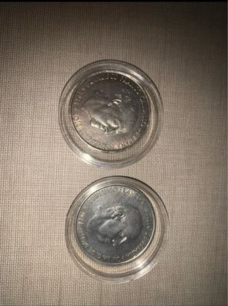 Monedas 100 Pesetas Franco Plata
