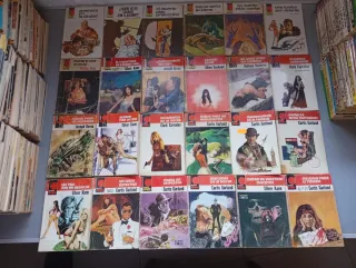Lote de 104 novelas antiguas bolsilibros