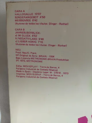 Neu! - Vinilo Experimental