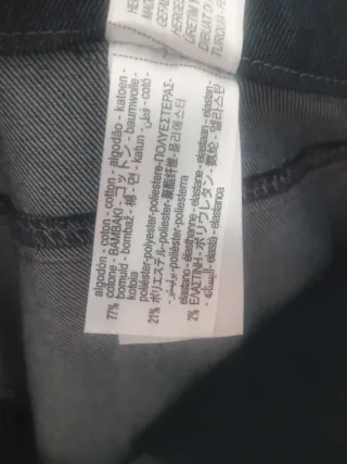 Pantalón culotte Zara azul marino