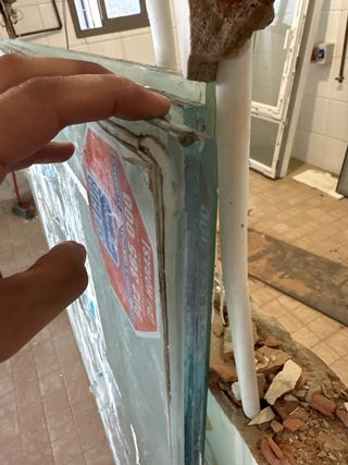 Marcos de ventana de aluminio con cristales