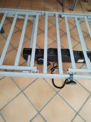 Cama articulada con colchón de 90.cm