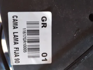 Cama articulada con colchón de 90.cm