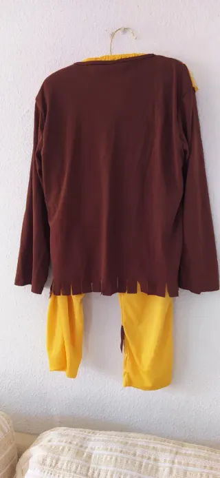 Disfraz Indio Marrón y Amarillo