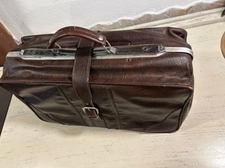 Borsa pelle vintage anni 50/60