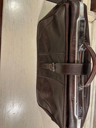 Borsa pelle vintage anni 50/60
