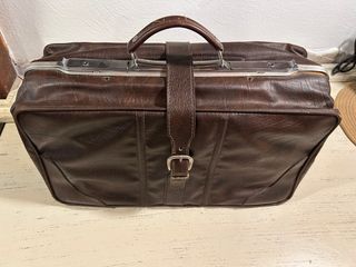 Borsa pelle vintage anni 50/60